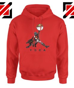 Air Jordan Hoodie Air Yoda The Mandalorian Hoodies S-2XL Red