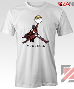 Air Jordan Tshirt Air Yoda The Mandalorian Tee Shirts S-3XL White