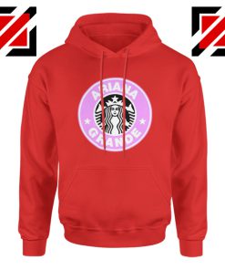 Ariana Grande Starbucks Red Hoodie