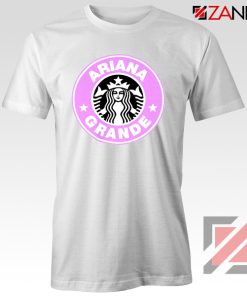 Ariana Grande Starbucks White Tshirt