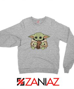 Baby Yoda Baby Groot Sport Grey Sweatshirt