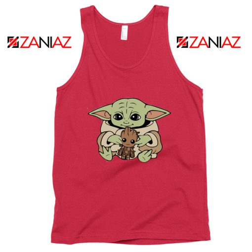 Baby Yoda Baby Groot Tank Top Disney Tops Size S-3XL