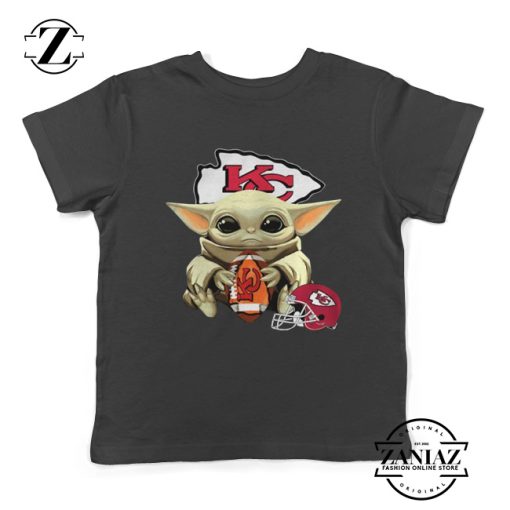 Baby Yoda Kansas City Chiefs Kids Tee The Mandalorian Youth Tshirts