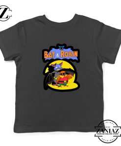 Bat and Robin Kids Tshirt Batman DC Comics Youth Tee Shirts S-XL