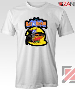 Bat and Robin White Tshirt