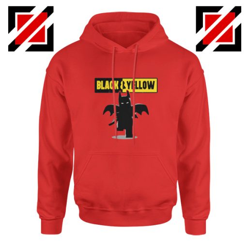 Batman Bat and Yellow Red Hoodie