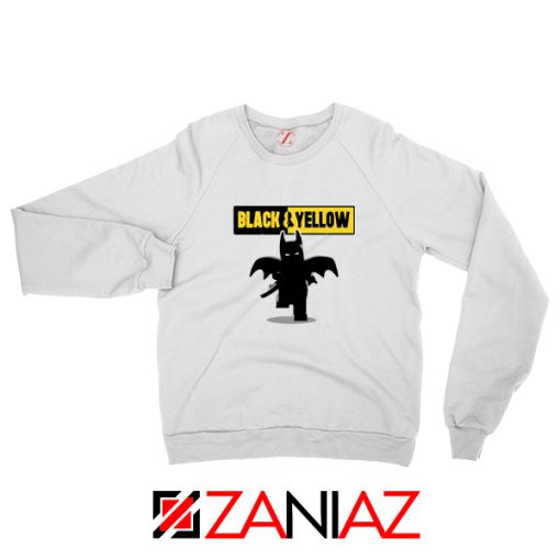 Batman Bat and Yellow White Sweatshirt