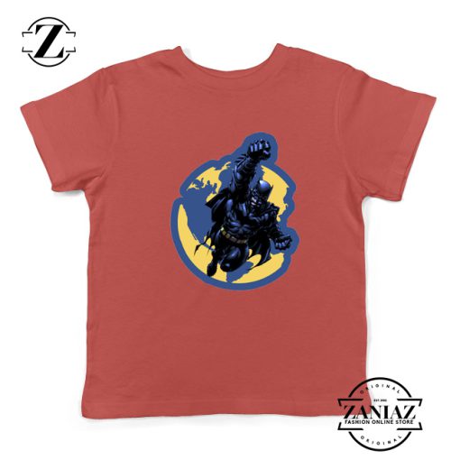 Batman Marvel Red Kids Tshirt