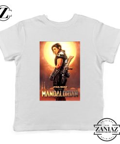 Cara Dune Poster Youth Tshirt Star Wars The Mandalorian Kids Tee Shirts