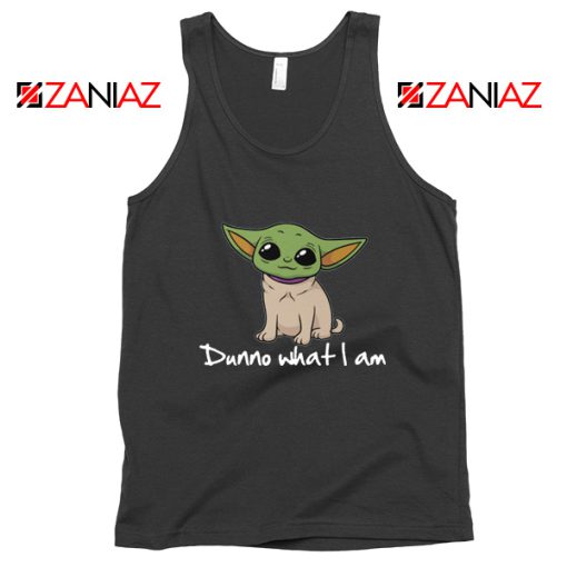 Green Alien Pug Yoda Tank Top The Mandalorian Tops S-3XL