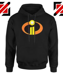 Incredibles Logo Hoodie Disney Pixar Halloween Hoodies S-2XL Black