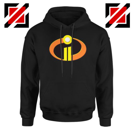 Incredibles Logo Hoodie Disney Pixar Halloween Hoodies S-2XL Black