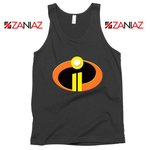 Incredibles Logo Tank Top Disney Pixar Halloween Tops S-3XL Black