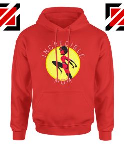 Incredibles Mom Hoodie Disney Pixar Best Hoodies S-2XL Red