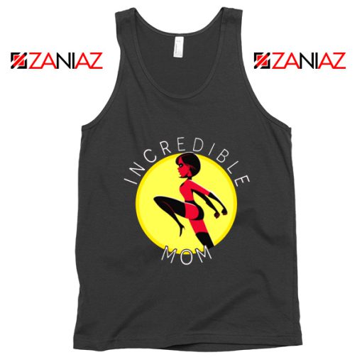 Incredibles Mom Tank Top Disney Pixar Best Tops S-3XL Black