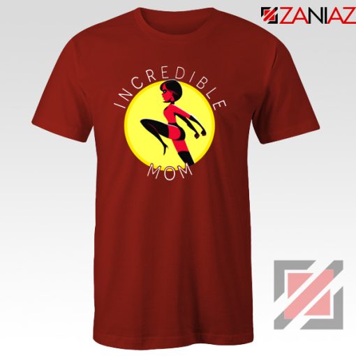 Incredibles Mom Tshirt Disney Pixar Tee Shirts S-3XL Red