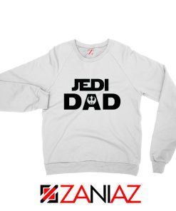 Jedi Dad Sweatshirt Star Wars Universe Sweater S-2XL White