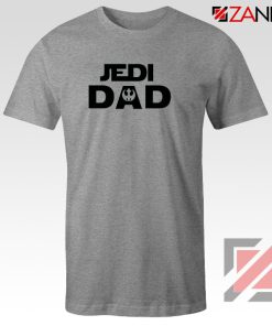 Jedi Dad Tee Shirt Star Wars Universe Tshirts S-3XL Sport Grey