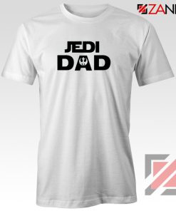 Jedi Dad Tee Shirt Star Wars Universe Tshirts S-3XL White