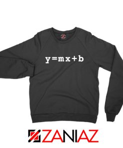 Linear Equation Sweatshirt Mathematics Internet Algebra Sweater S-2XL Black