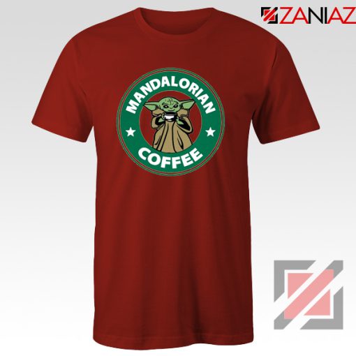 Mandalorian Coffee Red Tshirt