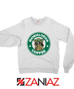 Mandalorian Coffee Sweater Baby Yoda Star Wars Sweatshirts S-2XL