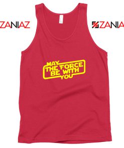 May The Force Be With You Tank Top Obi Wan Kenobi Tops S-3XL Red