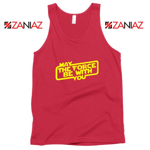 May The Force Be With You Tank Top Obi Wan Kenobi Tops S-3XL Red