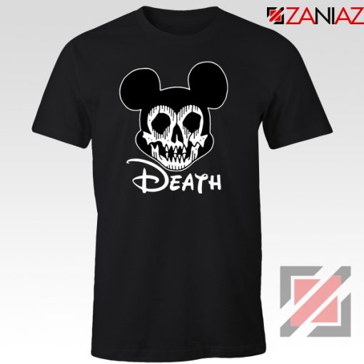 Mickey Disney Parody Tshirt Disney Halloween Tee Shirts S-3XL Black