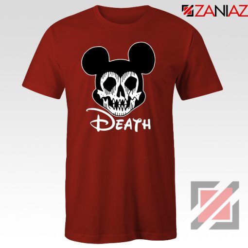 Mickey Disney Parody Tshirt Disney Halloween Tee Shirts S-3XL Red