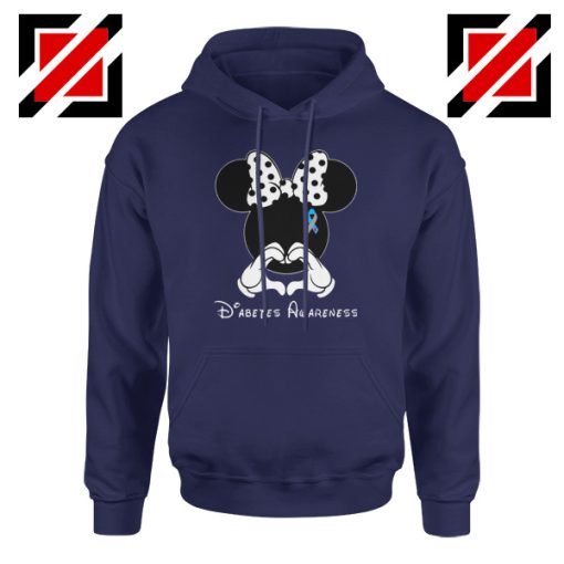 Minnie Mouse Hoodie Diabetes Awareness Gift Hoodies S-2XL