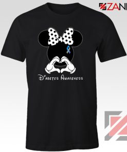 Minnie Mouse Tshirt Diabetes Awareness Tee Shirts S-3XL