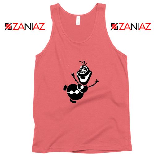 Olaf Snowman Tank Top Disney Frozen Tops S-3XL Coral