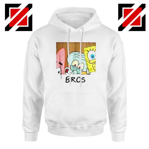 Spongebob Squarepants BROS White Hoodie