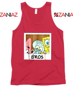 Spongebob Squarepants BROS Red Tank Top