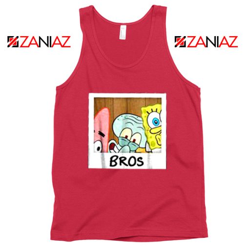 Spongebob Squarepants BROS Red Tank Top