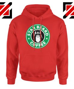 Star Beard Coffee Hoodie Funny Star Wars Hoodies S-2XL Red