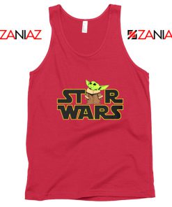 Star Wars Baby Yoda Tank Top The Rise Of Skywalker Tops S-3XL Red