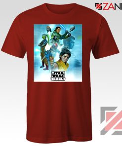 Star Wars Rebels Tshirt Star Wars Season 4 Tee Shirts S-3XL Red