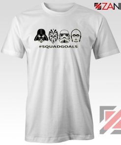 Star Wars Squad Goals Tshirt Star Wars Characters Tee Shirts S-3XL White