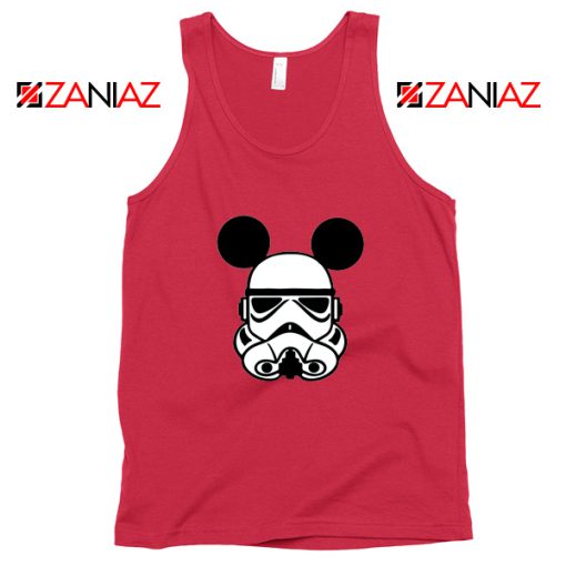 Stormtrooper Mickey Ears Tank Top Star Wars Disney Tops S-3XL