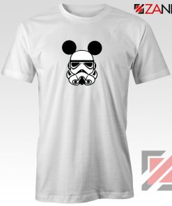 Stormtrooper Mickey Ears Tshirt Star Wars Disney Tee Shirts S-3XL White