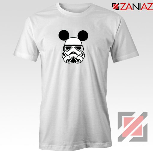 Stormtrooper Mickey Ears Tshirt Star Wars Disney Tee Shirts S-3XL White