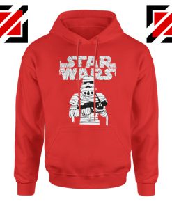 Stormtrooper Mummy Hoodie Star Wars Halloween Hoodies S-2XL Red