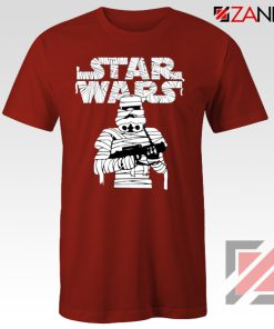 Stormtrooper Mummy Tshirt Star Wars Halloween Tee Shirts S-3XL Red