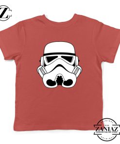 Stormtroopers Helmet Kids Tshirt Star Wars Empire Youth Tee Shirts S-XL Red