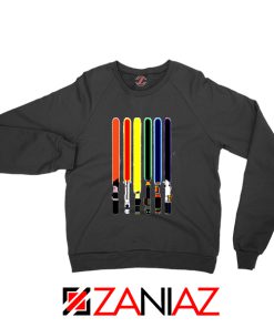 Swords Colors Sweatshirt Swords Of Star Wars Sweaters S-2XL Black