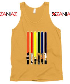 Swords Colors Tank Top Swords Of Star Wars Tops S-3XL