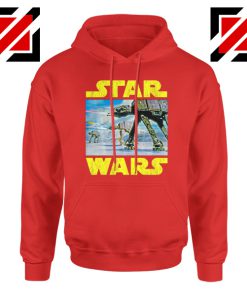 The Battle of Hoth Hoodie Star Wars Gift Hoodies S-2XL Red