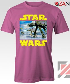 The Battle of Hoth Tshirt Star Wars Gift Tee Shirts S-3XL Pink